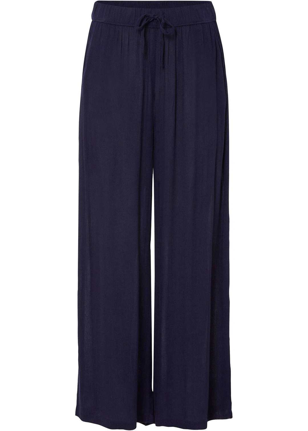 Pantalon large en viscose fluide