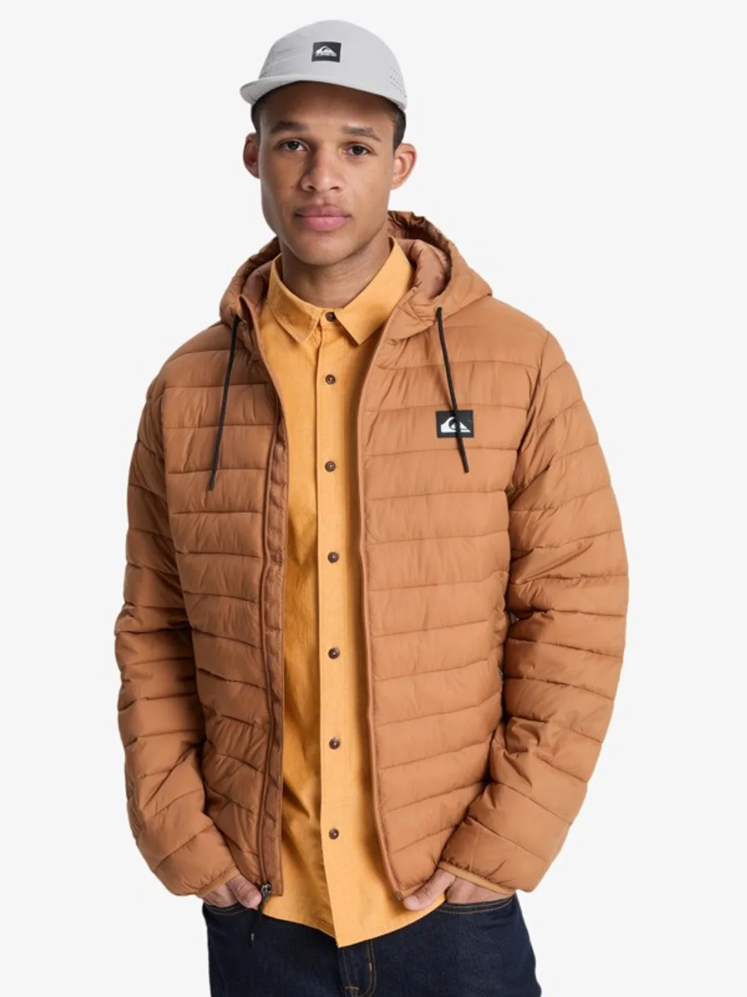 Scaly Hood - Veste isolante à capuche pour Homme Noir