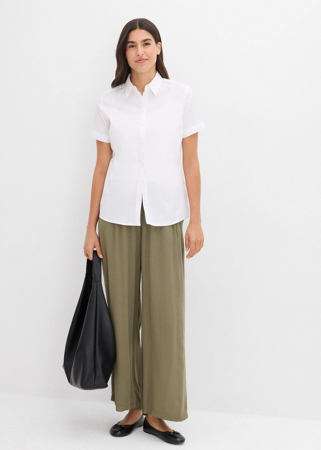 Pantalon large en viscose fluide - 2