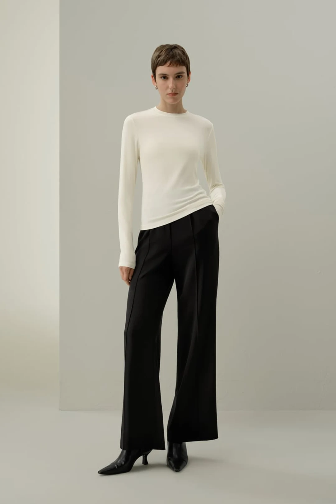 LILYSILK Haut Jersey Silk Breeze Noir XL - T-shirt Femme Soie Respirant Élégant et Confortable Manches Longues