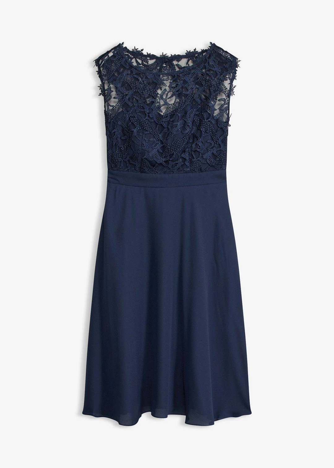 Robe courte à dentelle