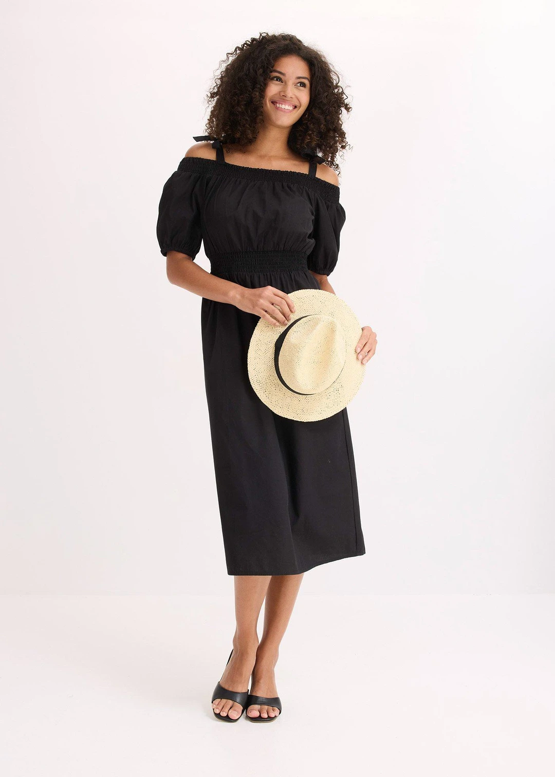 Robe col Bardot 100% coton - 2