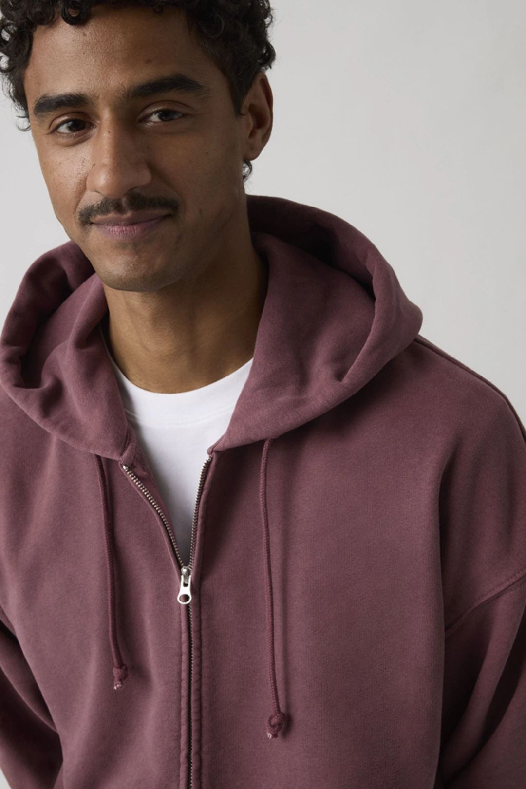 Levi's Sweat Shirt Zippé Hayes Boxy - Homme - Blanc / Falke Birch Camo Silvery Tonal - XL - 2