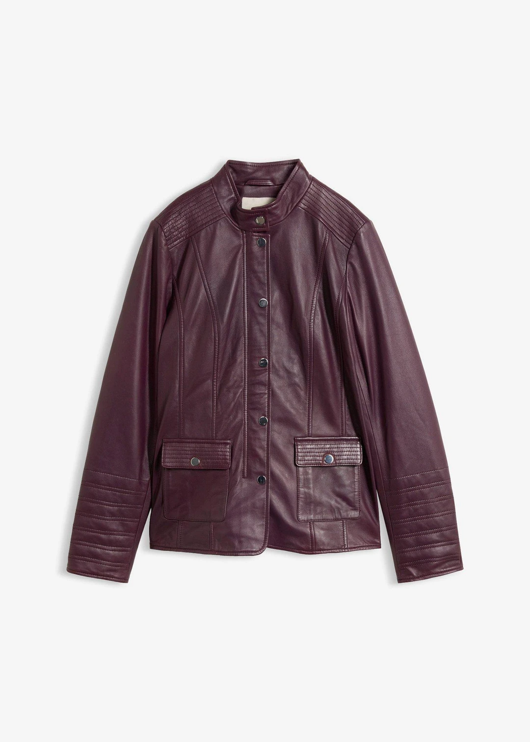 Veste en cuir nappa d’agneau