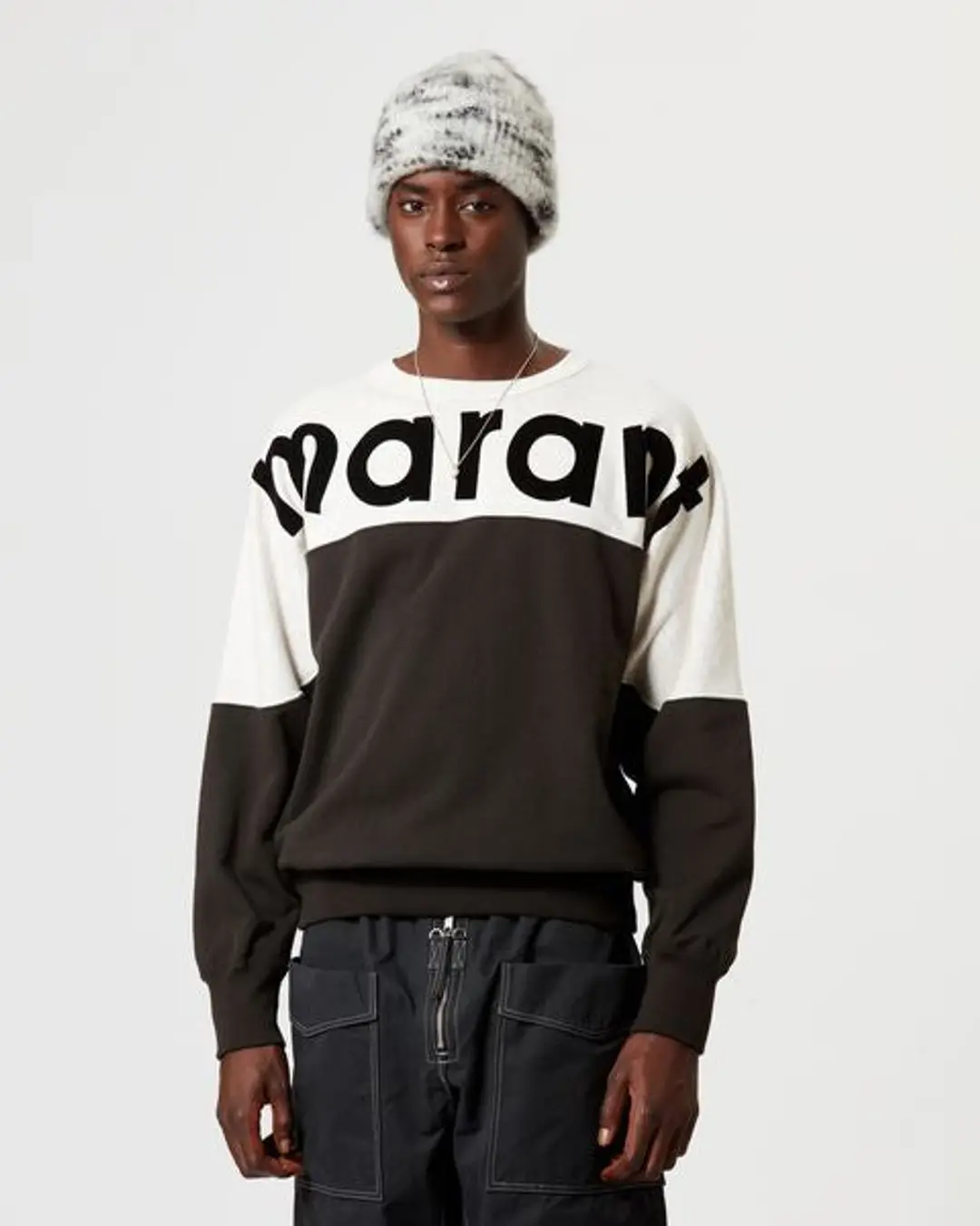 Sweatshirt Marant Howley - Homme - Noir Délavé - Taille XL - 5