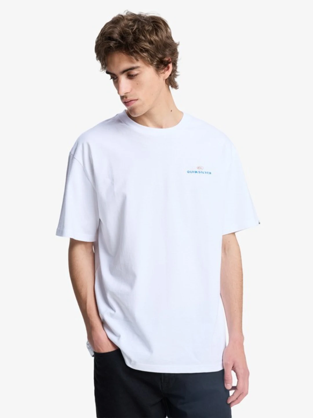 Upside Down - T-Shirt à manches courtes pour Homme Blanc