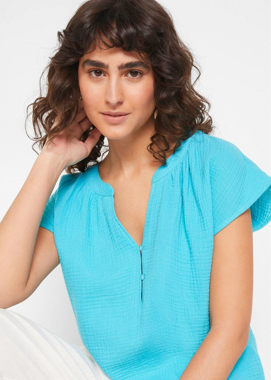 Blouse en gaze de coton - 3
