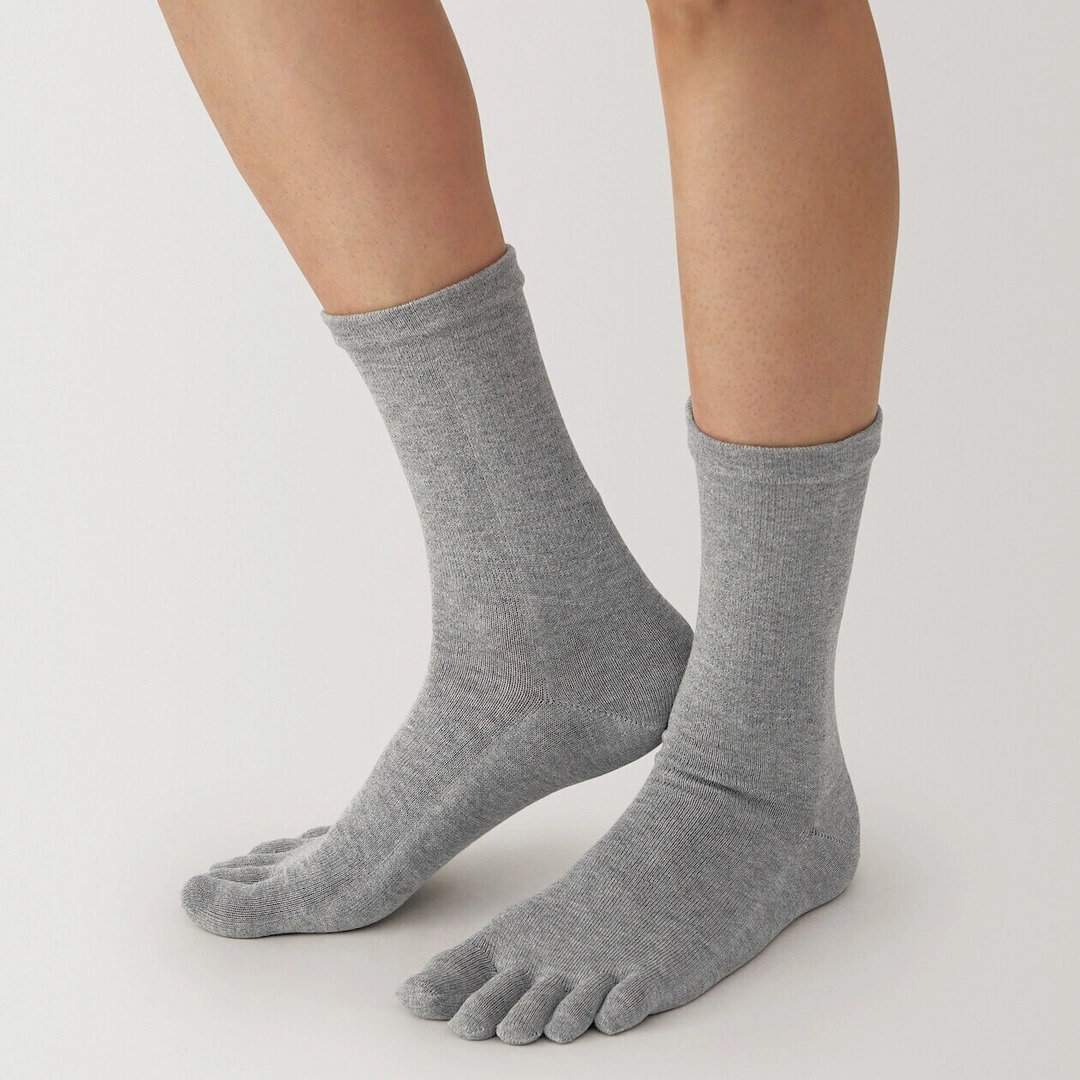 Chaussettes 5 orteils à angle droit pour homme