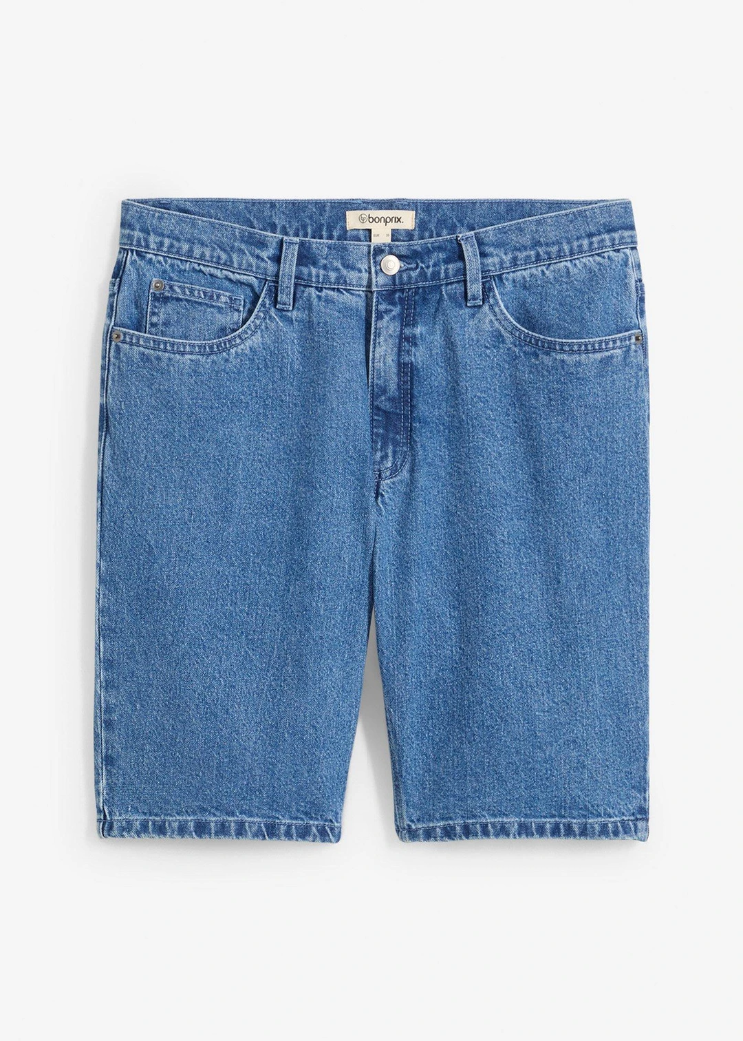 Bermuda en jean extensible, loose
