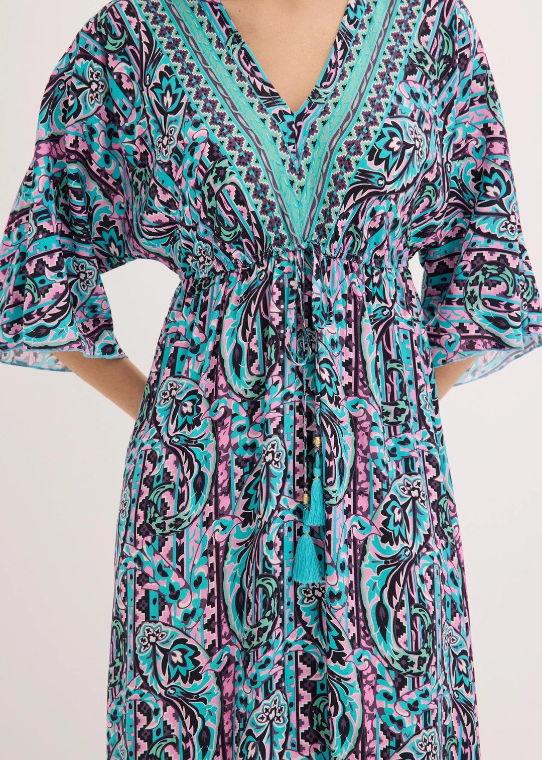 Robe longue en viscose fluide - 3