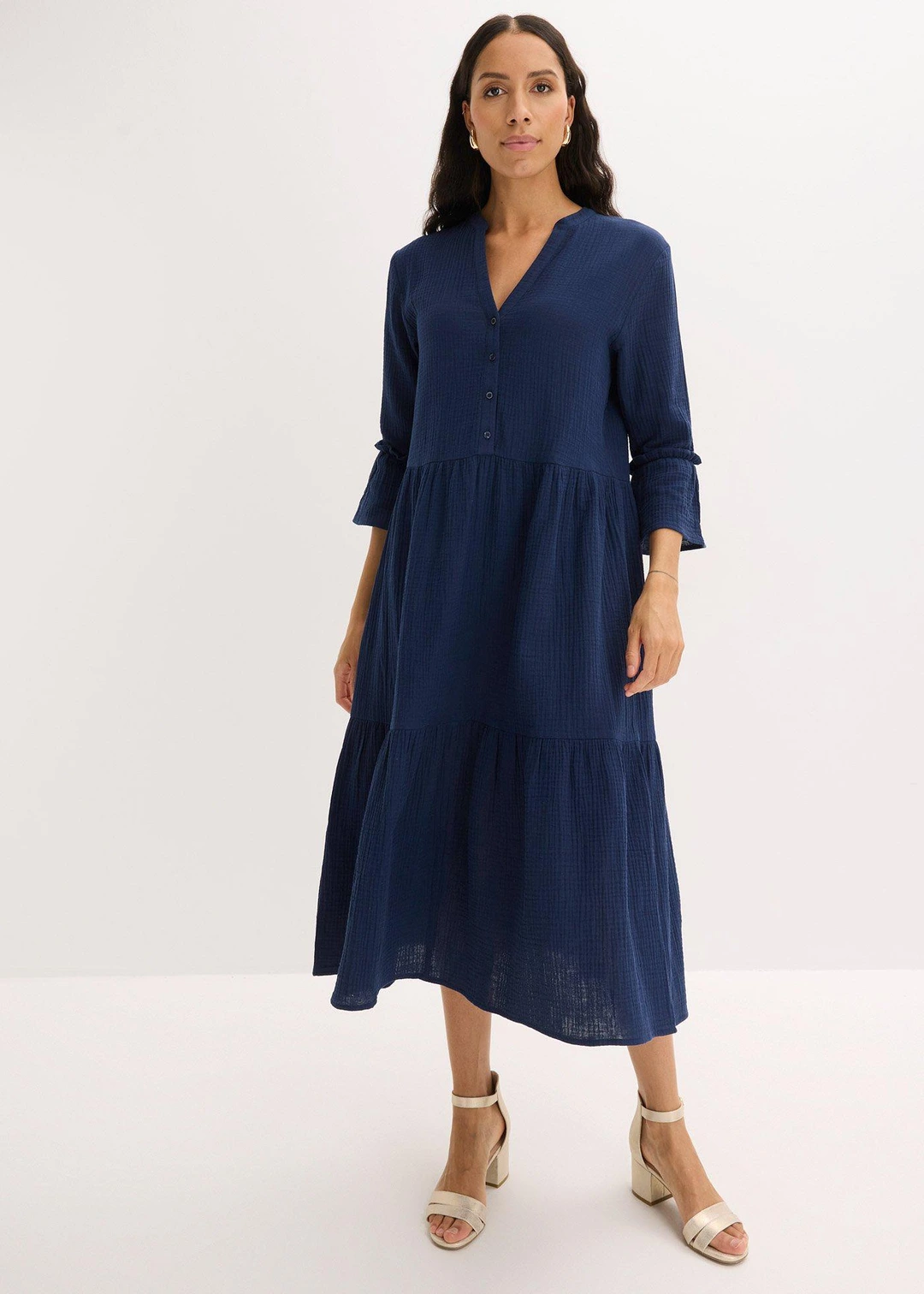 Robe longue en gaze de coton douce - 2