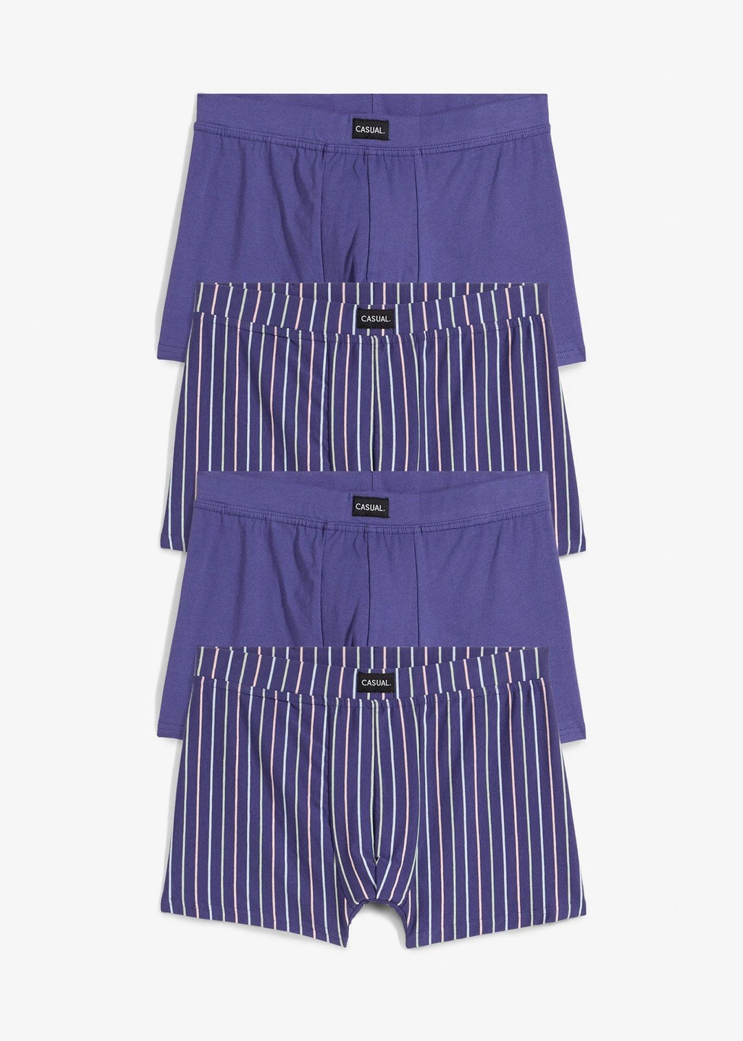 Lot de 4 boxers coton