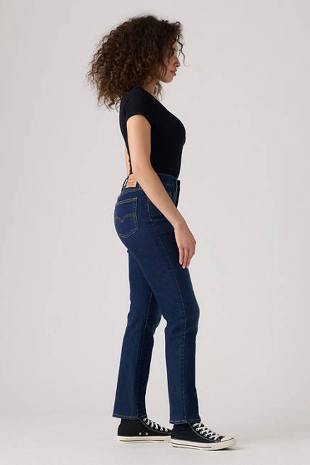 Levi's Jean 724 Taille Haute Droit - Femme - Bleu / Blue Wave Mid - 30X30 - 2