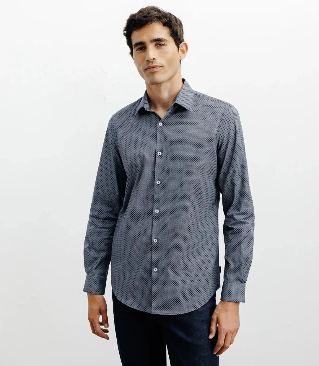 IZAC - Chemise ville bleue