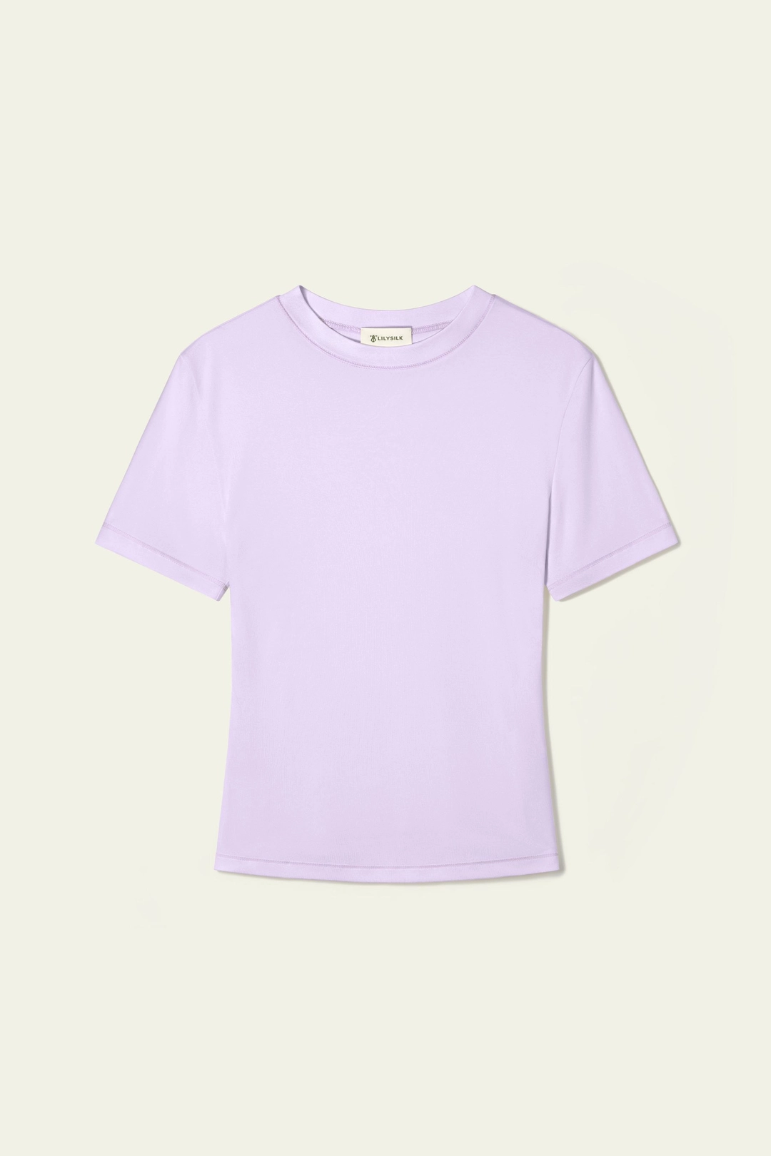 LILYSILK Tee Shirt Soie Meilleure Élasticité Soie Lavable En Machine Doux Pour La Peau Et Respirant Noir S - 2