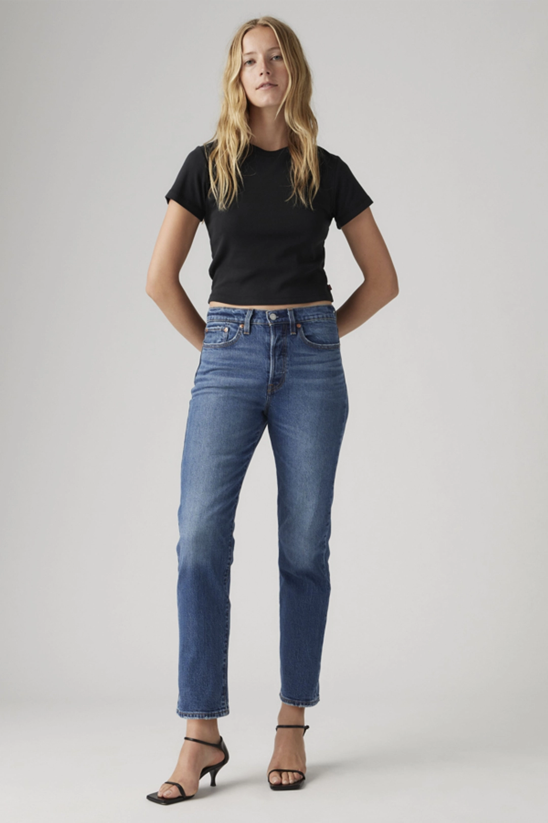 Levi's Jean Droit Wedgie - Femme - Bleu / Unstoppable Wear - 29X28
