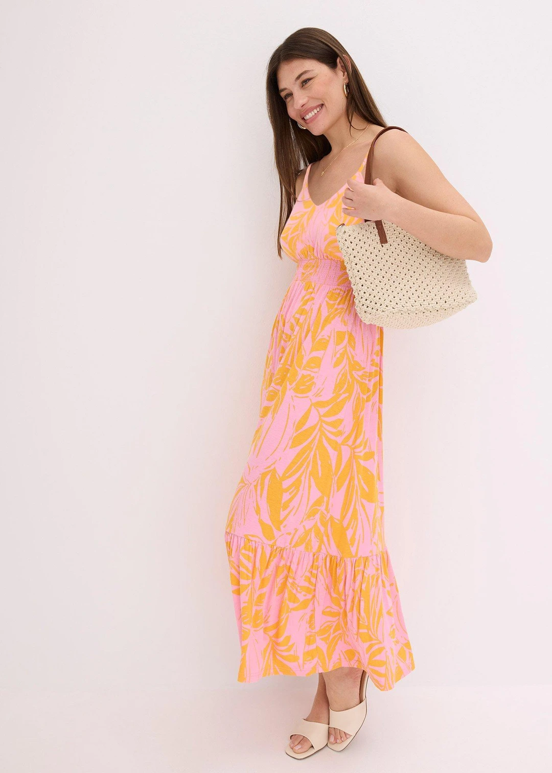 Robe à fines bretelles en jersey viscose - 2