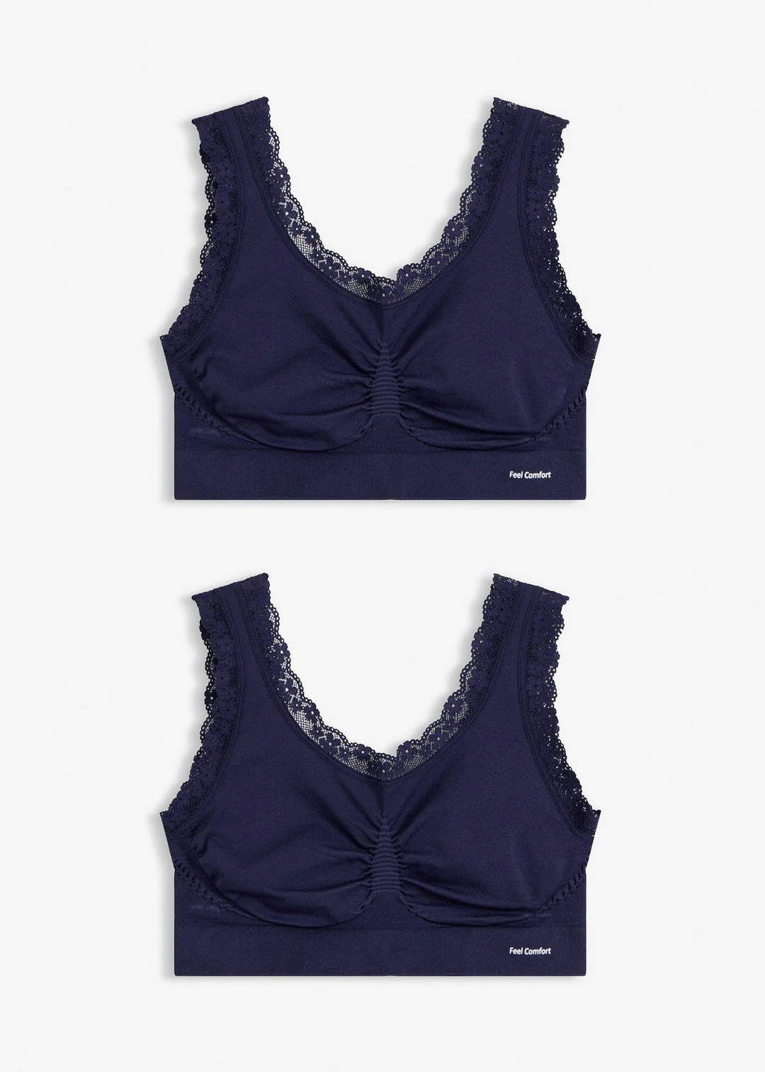 Lot de 2 brassières sans coutures Feel Comfort