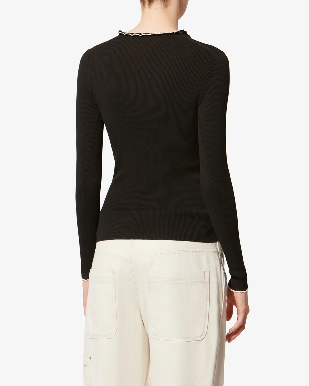Cardigan Izae - Femme - Écru - Taille 42 - 3