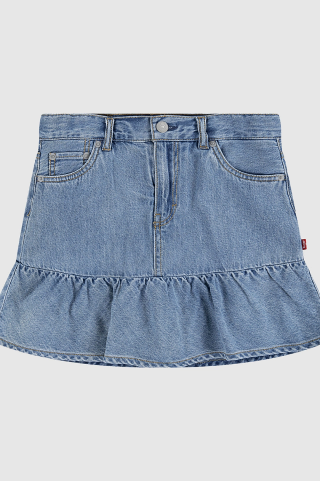 Levi's Teenager Denim Bubble Skirt - Femme - Bleu / Wow Me Over - 16A