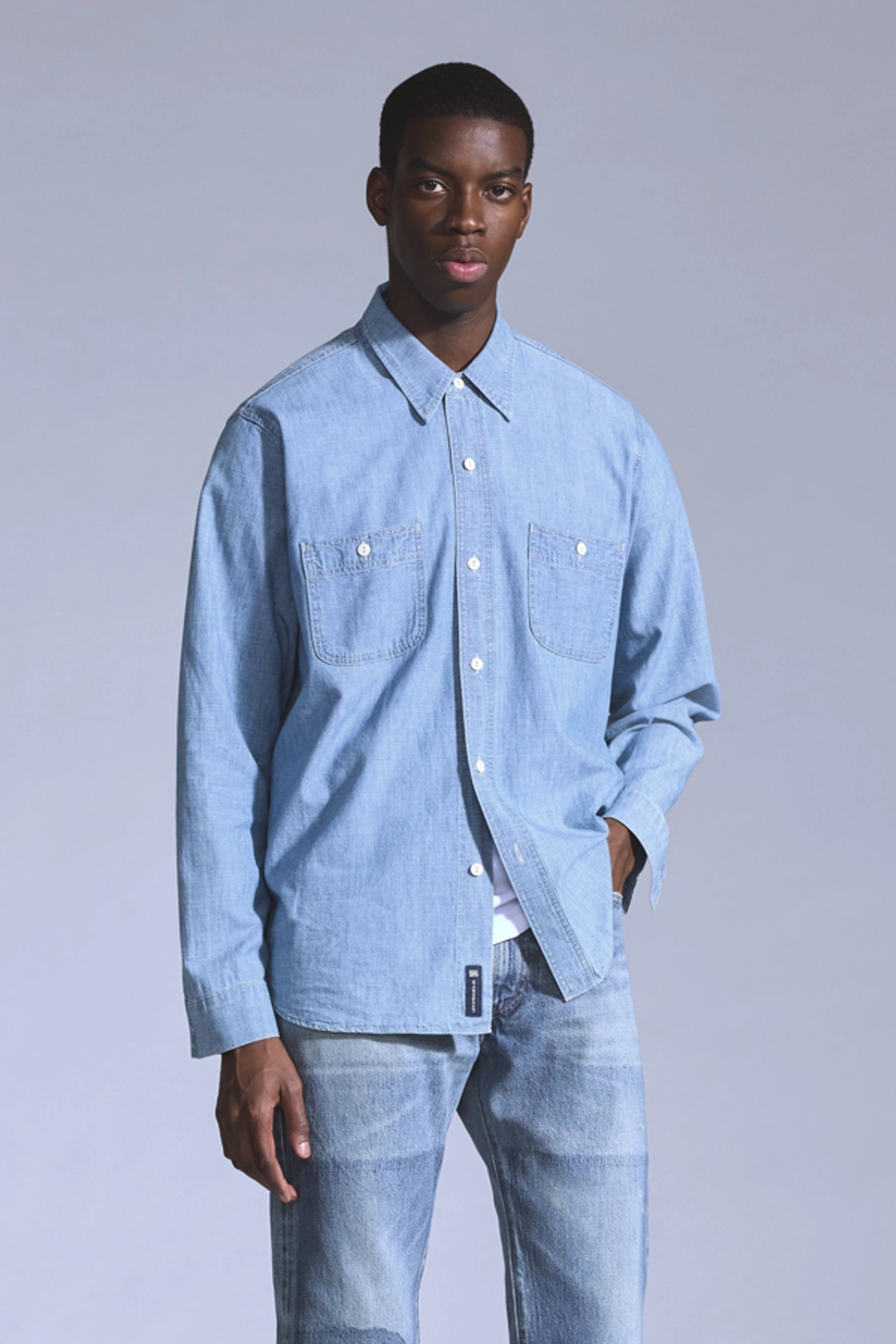 Levi's Chemise De Travail - Homme - Bleu / Work Shirt Indigo Stripe - XL - 2