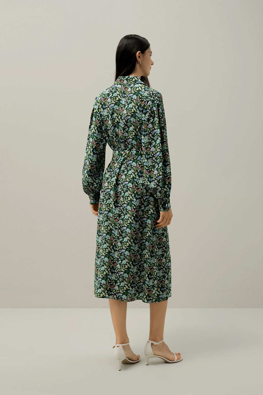 LILYSILK Robe En Soie Fairytale Forest 100% Soie De Mûrier Mettant En Valeur La Féminité Fairytale Forest M