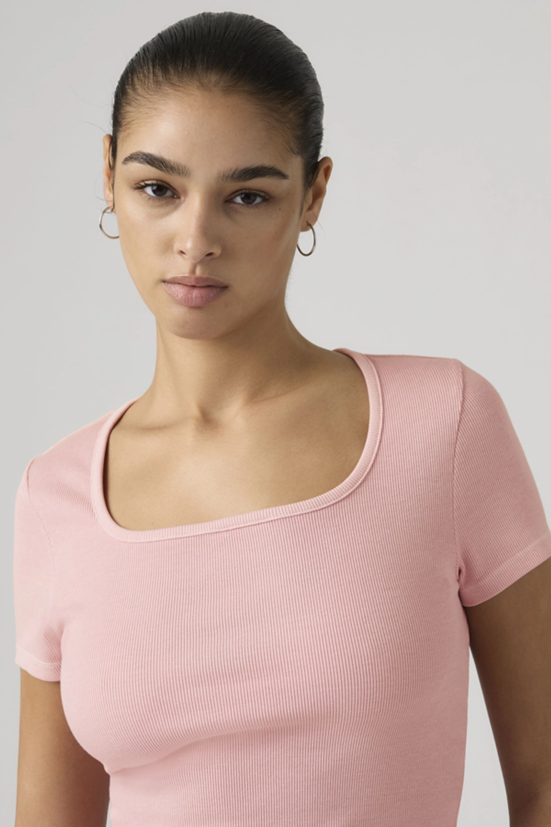 Levi's T Shirt Encolure Carrée Essential - Femme - Noir / Anthracite Night - XS - 2