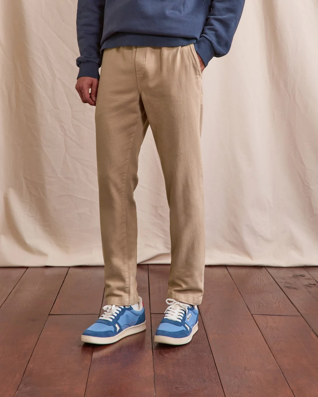 Pantalon en lin brique clair - DREUILLE