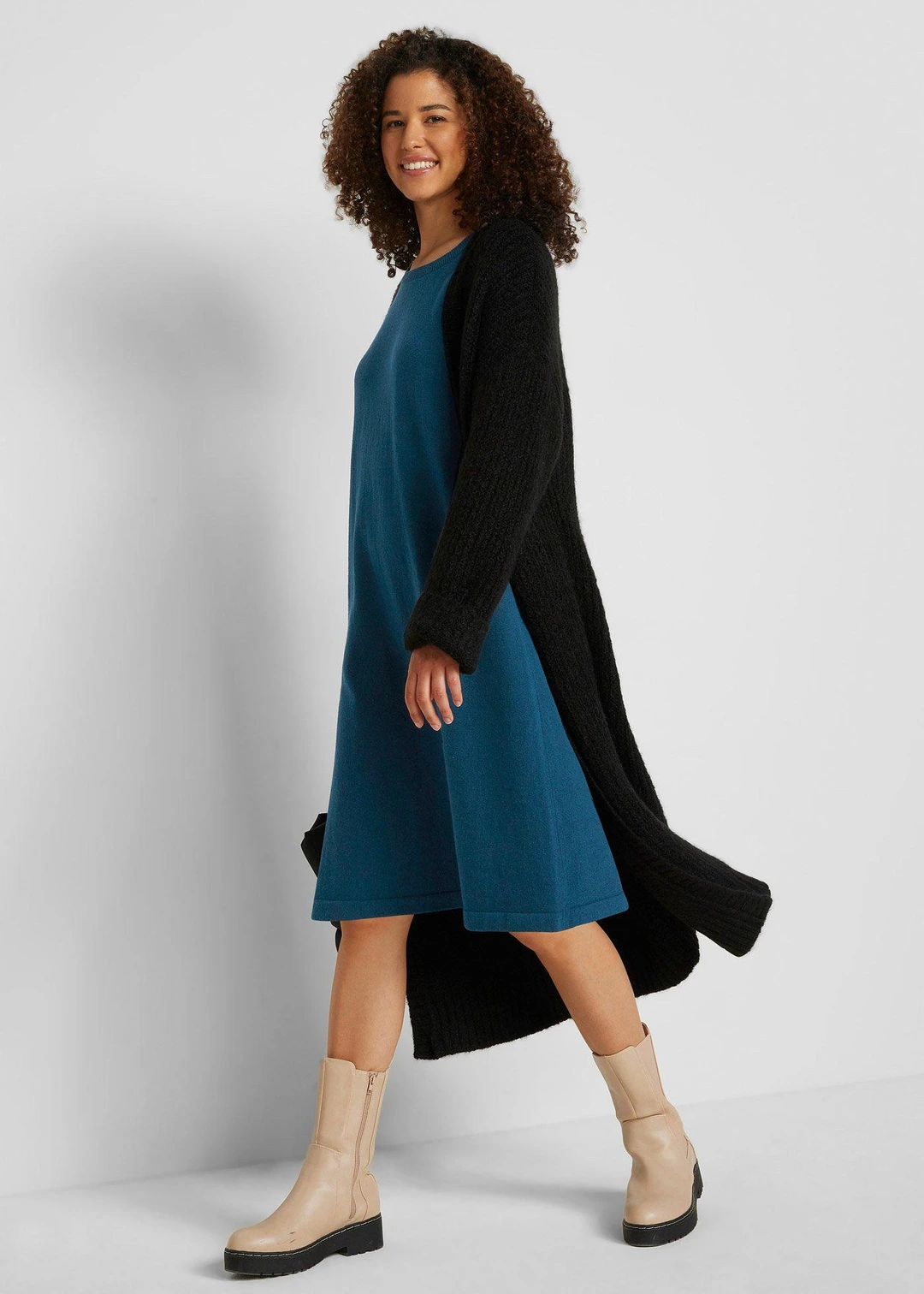 Robe pull en coton majoritaire - 2