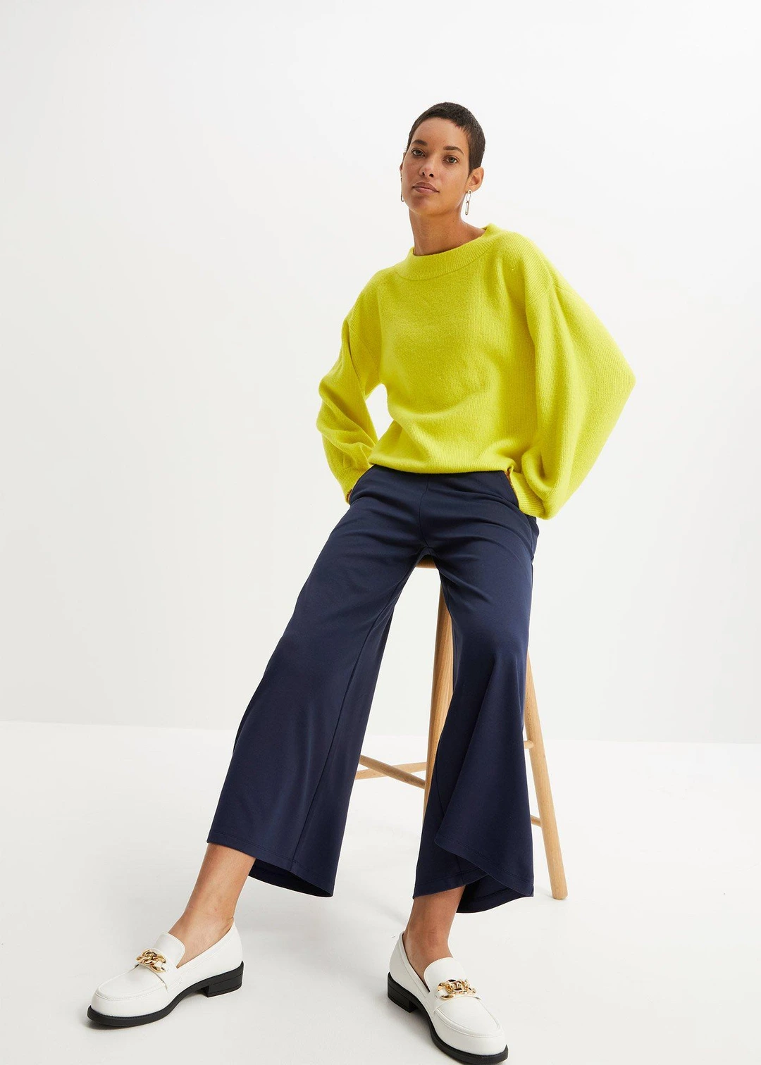 Jupe-culotte en viscose majoritaire - 2