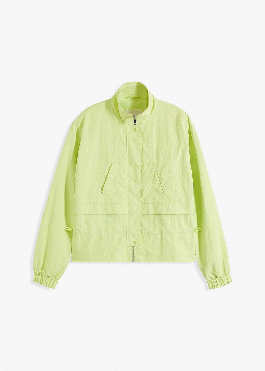 Veste courte à taille resserrable
