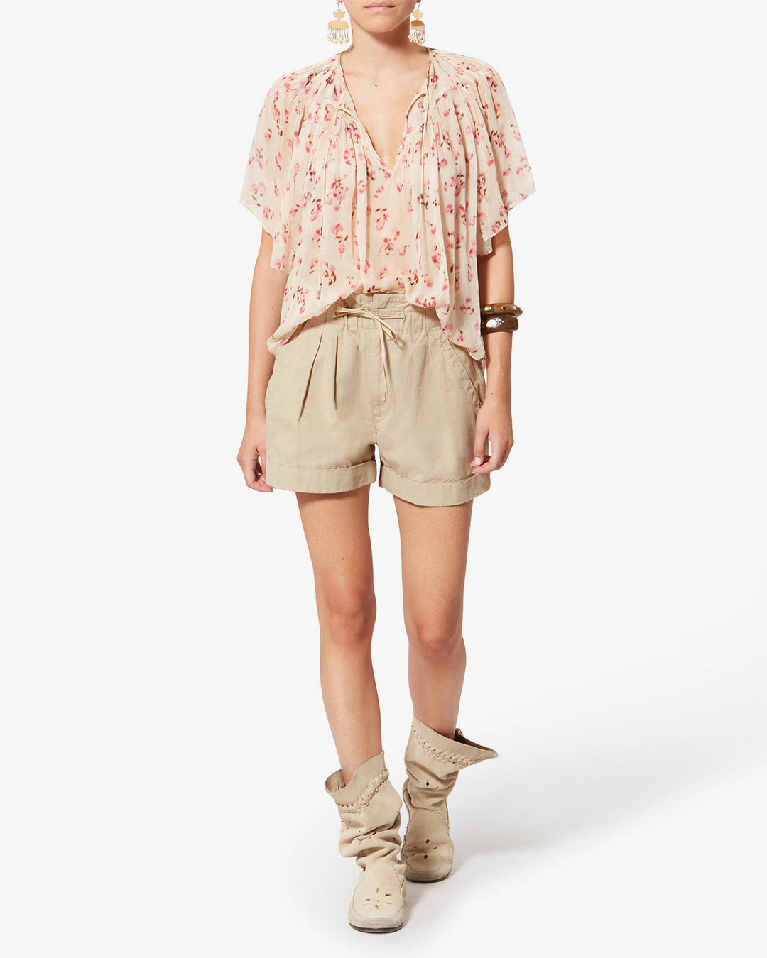 Short Nirma - Femme - Beige - Taille 42 - Marant Étoile - 4