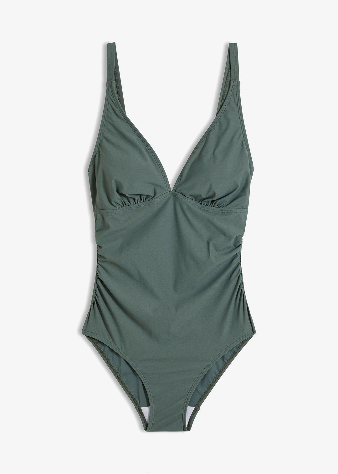 Maillot 1 pièce sculptant à encolure V, maintien léger
