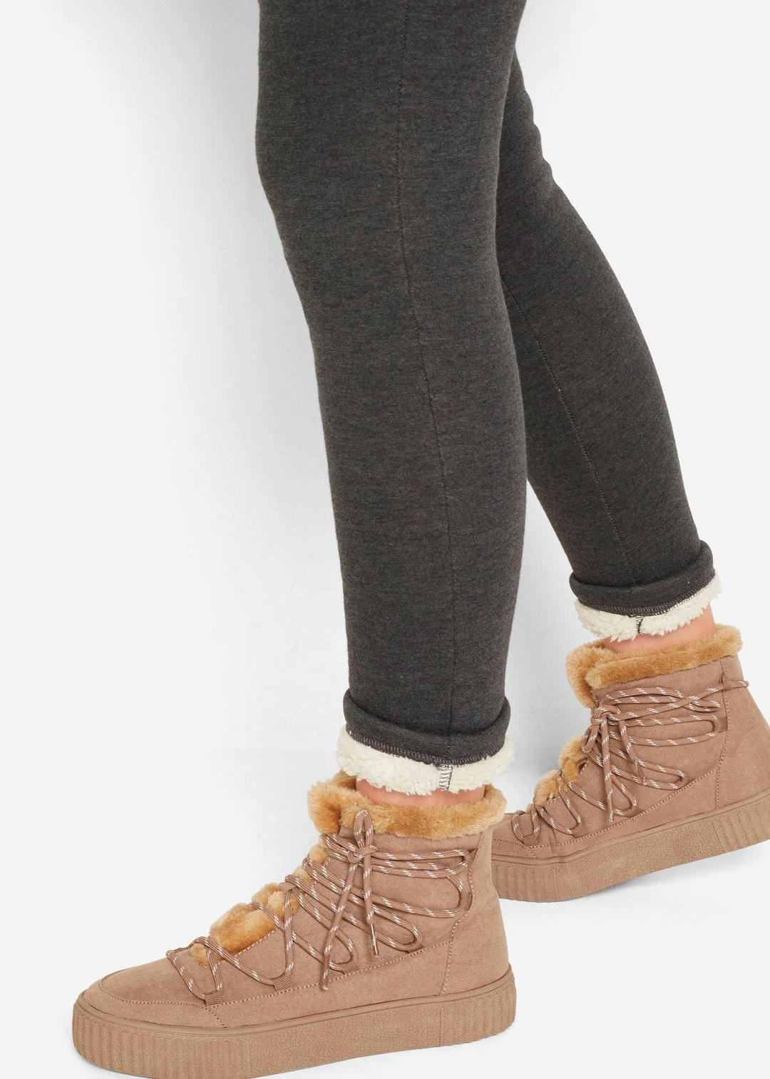 Legging chaud avec doublure peluche