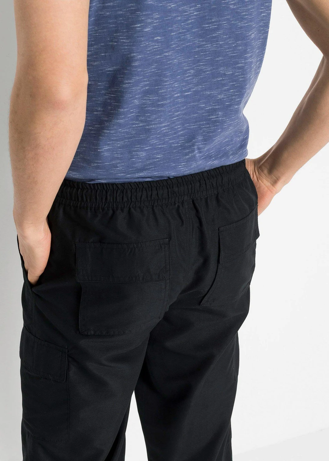 Pantalon 3/4 en microfibre, regular - 3