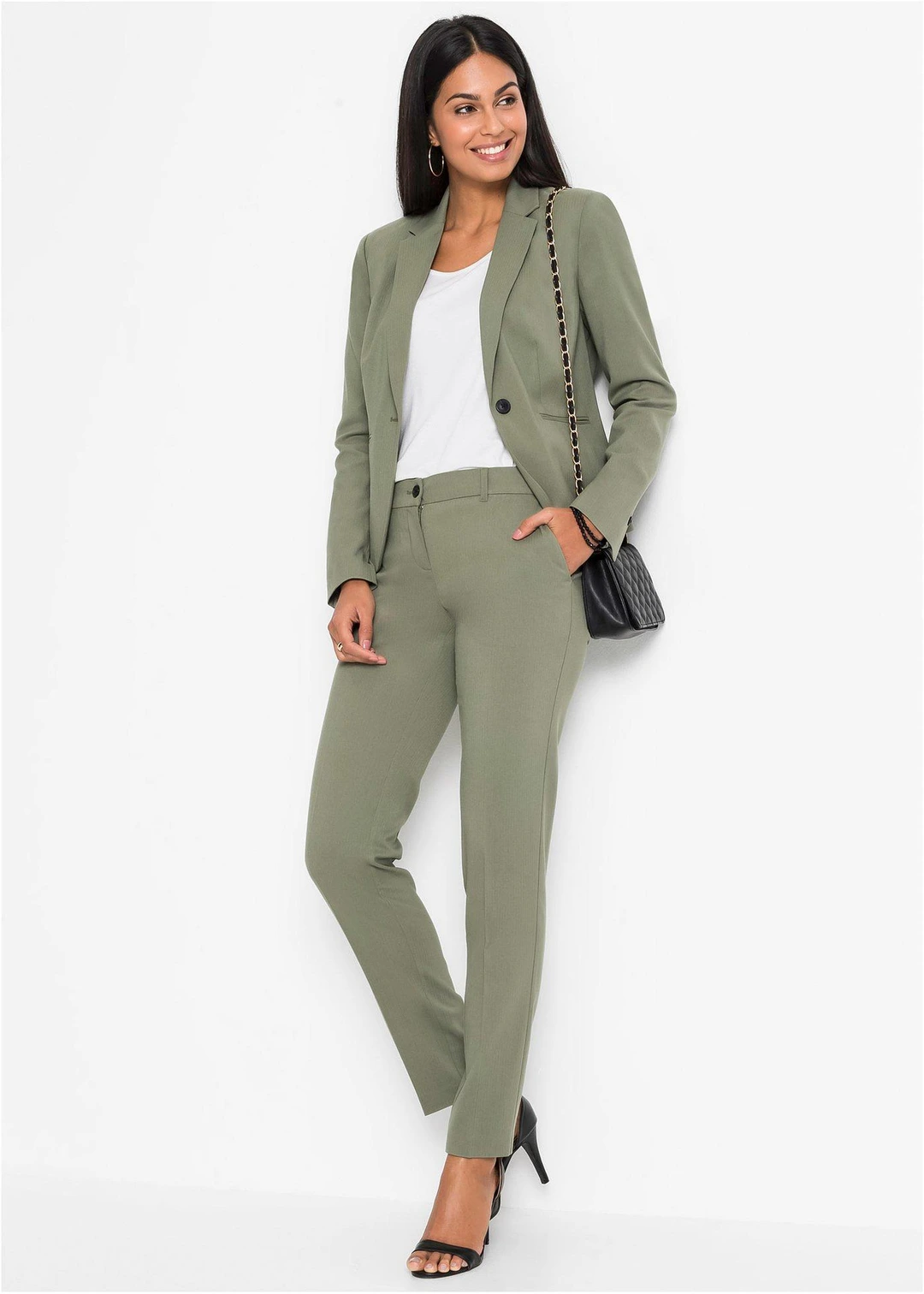 Blazer à poches passepoilées, petite stature - 2