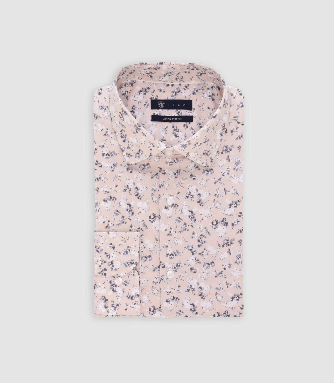 IZAC - Chemise avec broderie imprimée rose