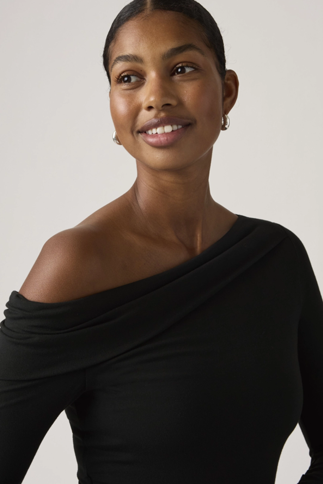 Levi's Top Manche Longue Et Épaule Dénudée Clara - Femme - Noir / Anthracite Night - XS - 2