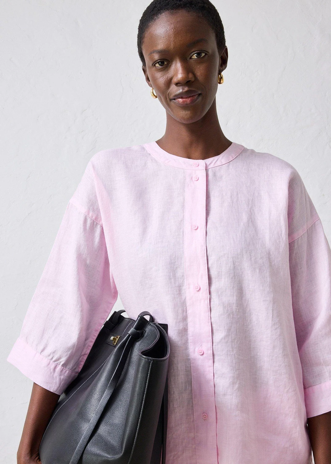 Chemisier oversize 100% lin - 3
