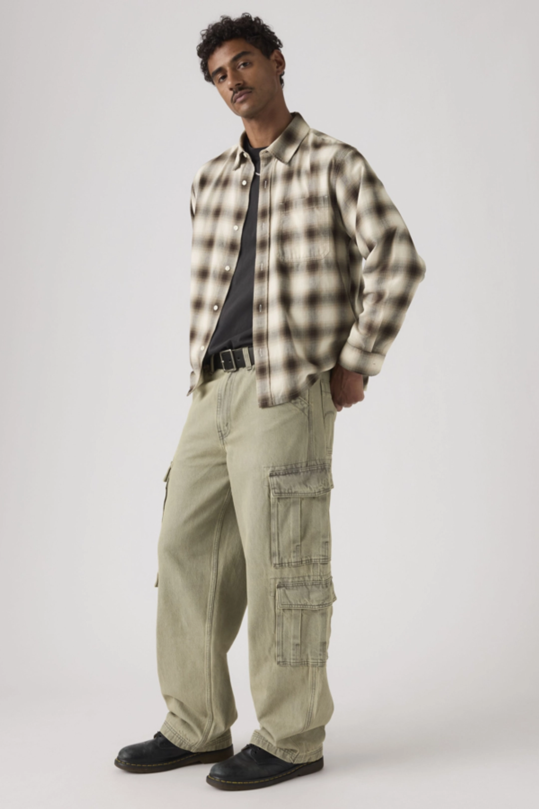 Levi's Pantalon 578 Baggy Cargo - Homme - Noir / Goodbye Darling - 36X34
