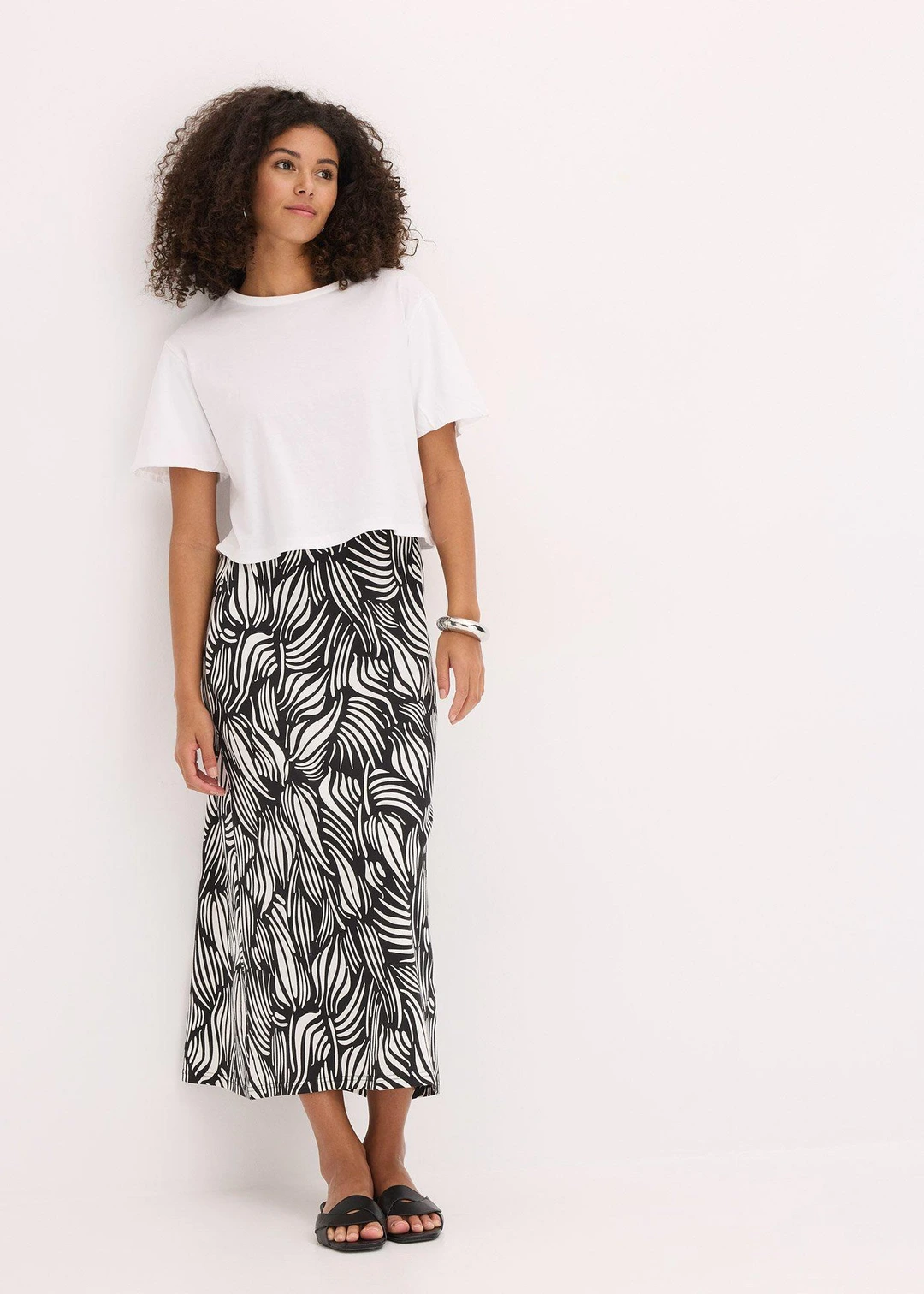 Jupe en jersey coton