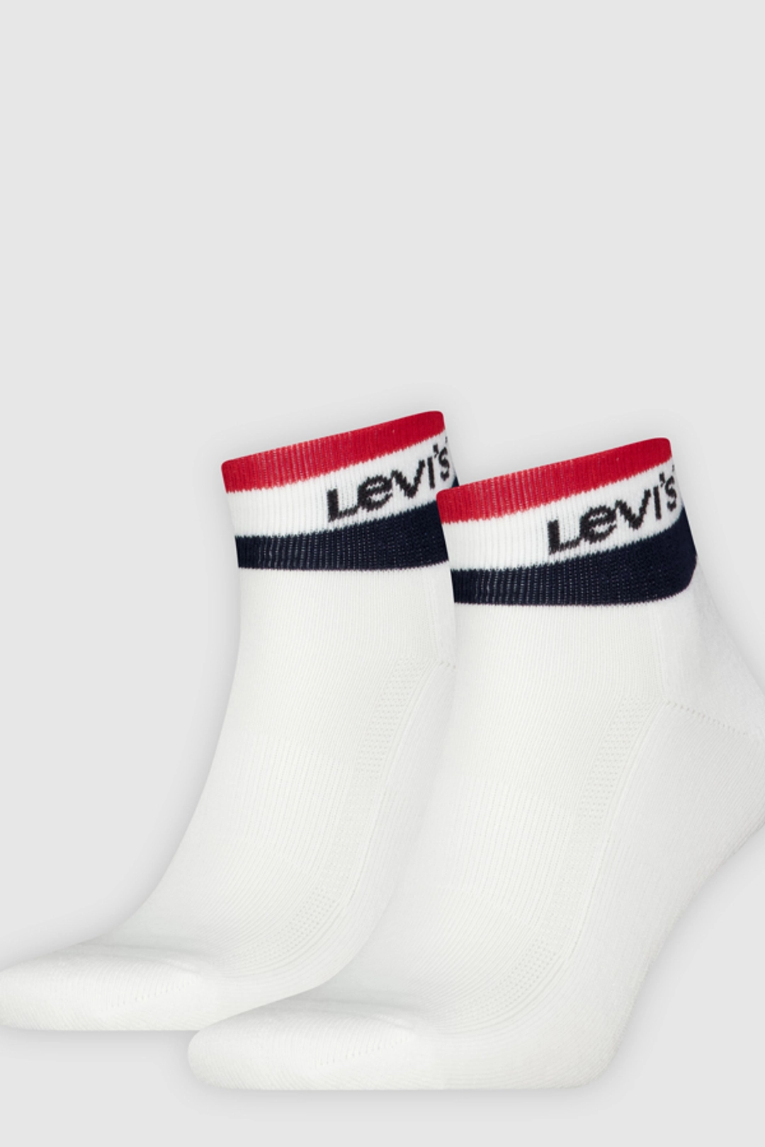 Levi's Chaussettes Basses Batwing Lot De 3 - Homme - Blanc / White - 39
