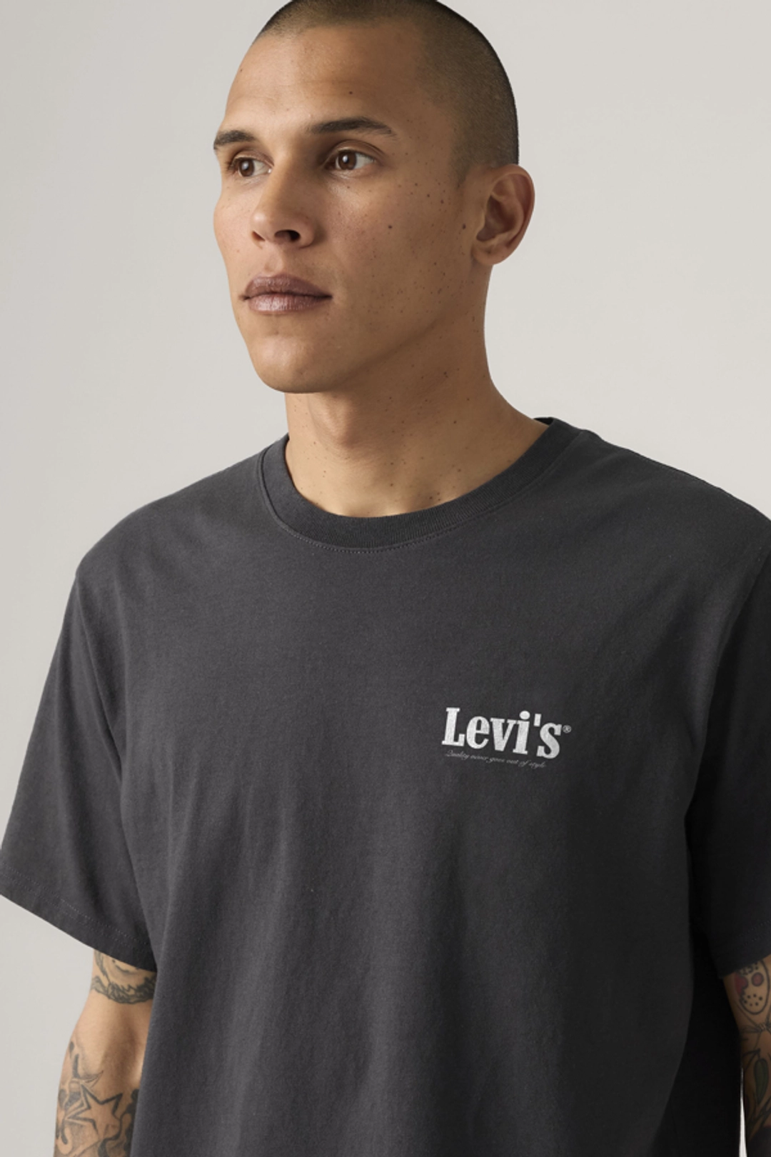 Levi's T Shirt Graphique Relaxed - Homme - Noir / Jet Black - 2XL - 2