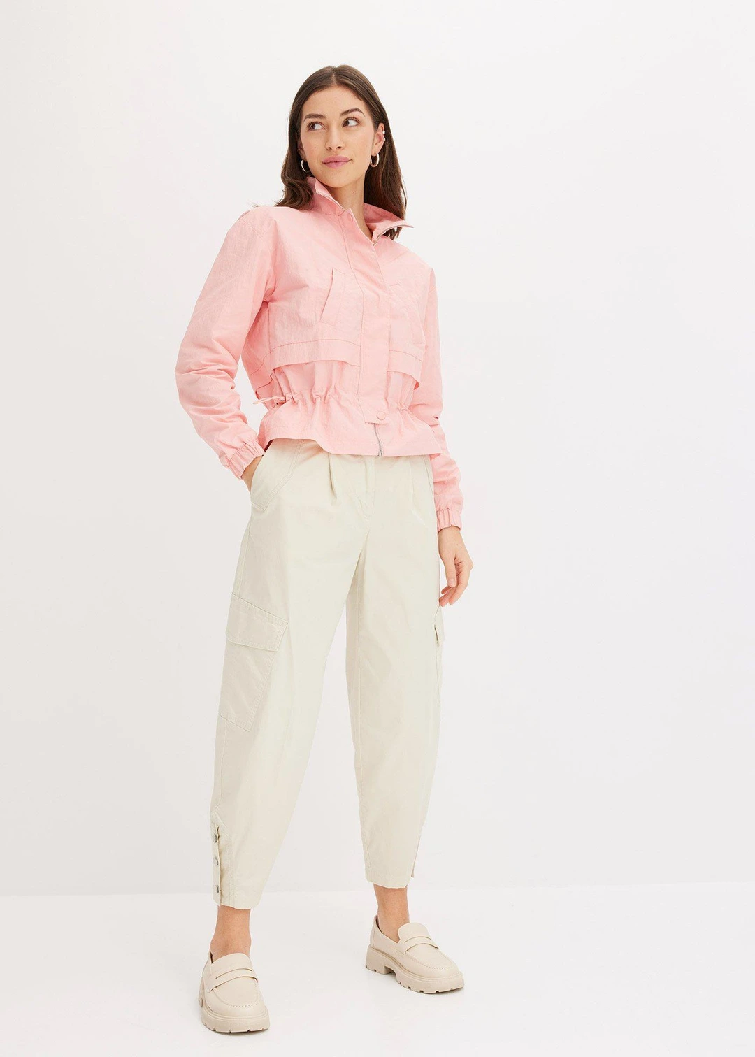 Veste courte à taille resserrable - 2