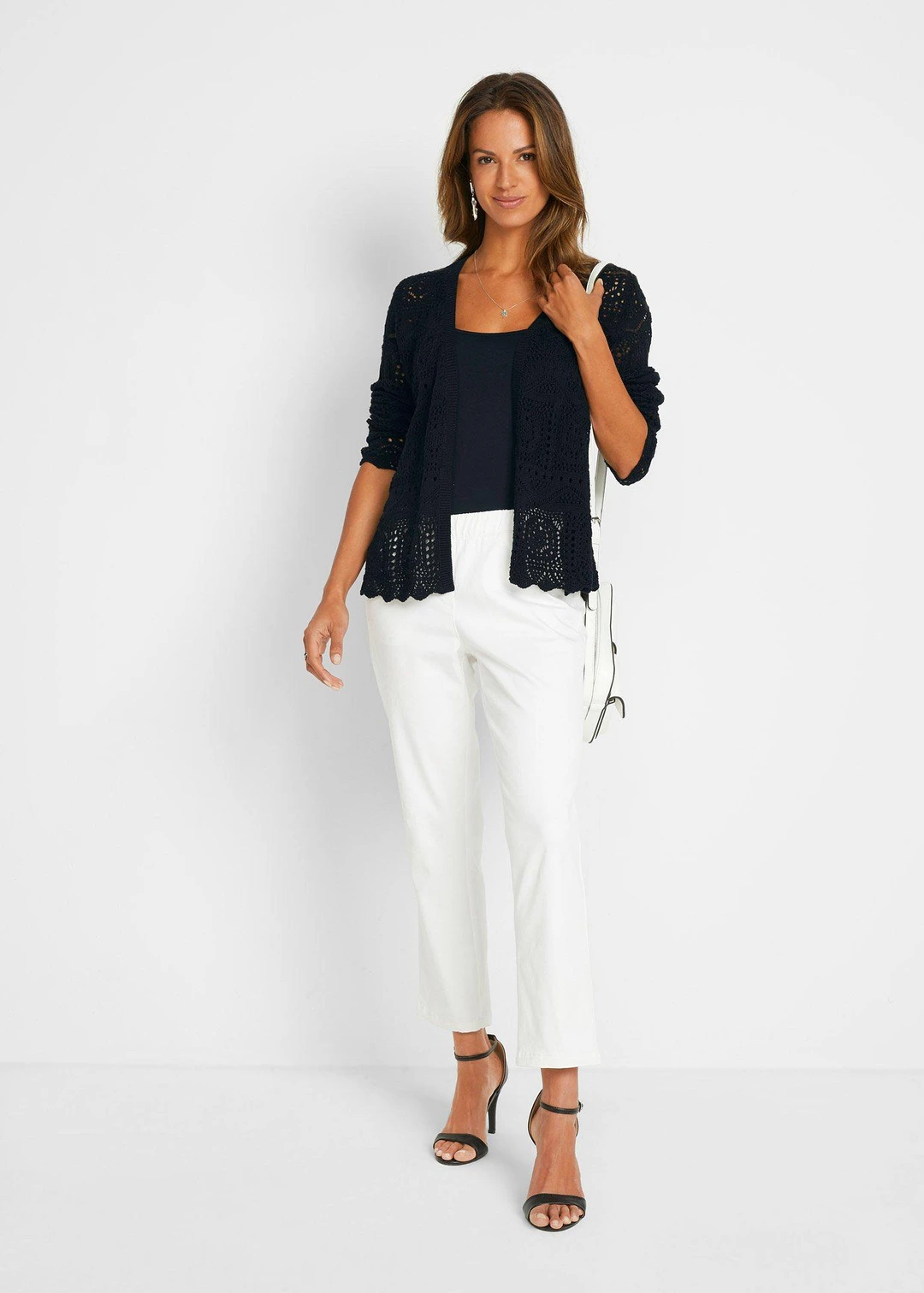 Gilet en maille ajourée