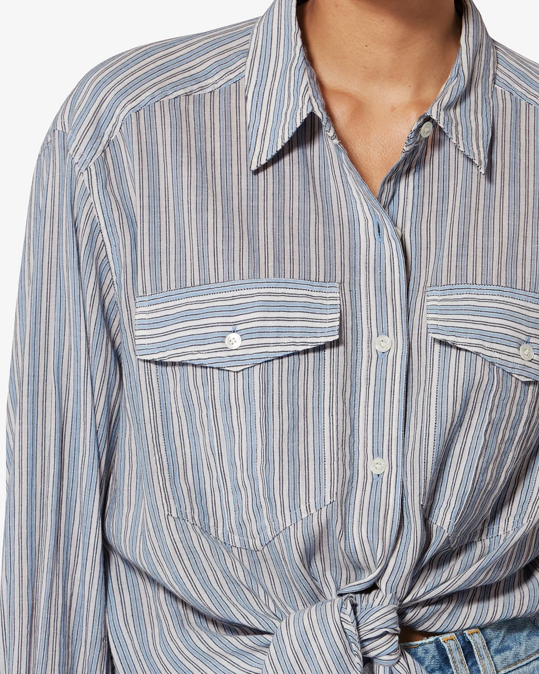 Chemise Nath - Femme - Bleu - Taille 44 - Marant Étoile - 2