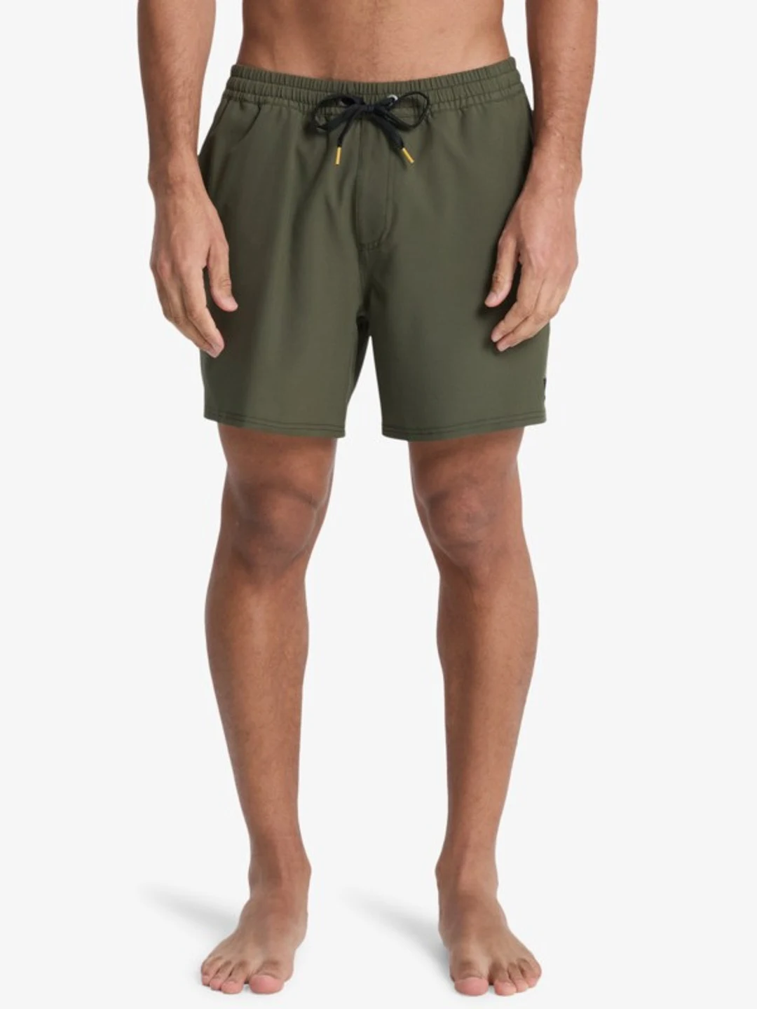 Stretch Piped Volley 16" - Short de bain pour Homme Noir
