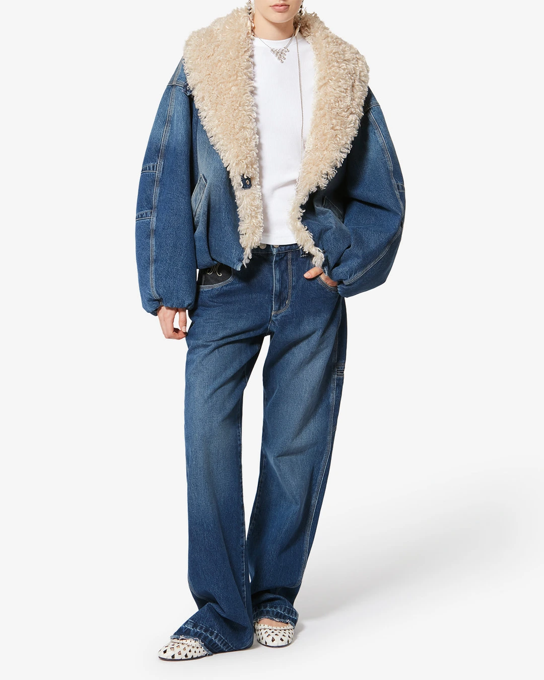 Veste Charone - Femme - Bleu - Taille 40 - 4
