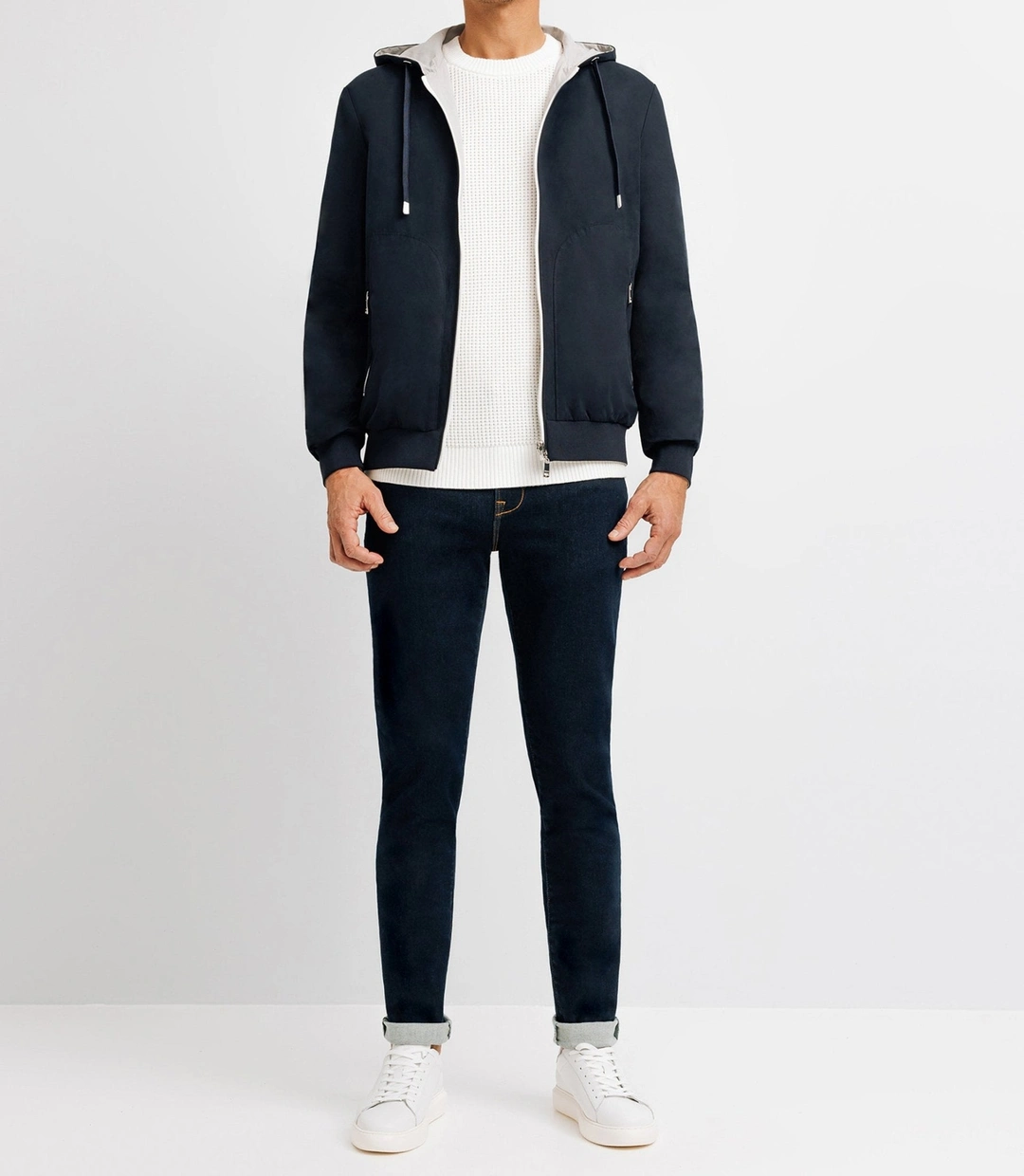 IZAC - Blouson réversible marine
