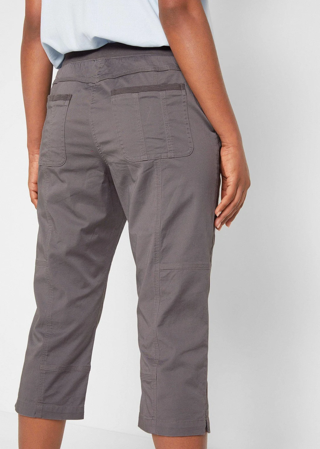 Pantalon corsaire avec lien à nouer - 3